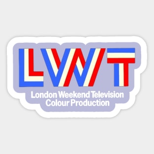 Retro LWT Television Sticker